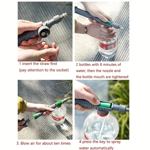 Bottle Sprayer, Manual High Pressure Air Pump Sprayer, Adjustable Drink Bottle Spray Head, Adjustable Nozzle, Garden Watering Tool, Garden Watering Sprinkler, Agriculture Tools, Household Items, Sprayers In Lawn And Garden, Watering For Garden Three Per Set
