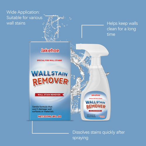 Wall Stain Remover Wall Cleaner & Mold Remover Safe & Gentle on Walls Daily Household Bathroom Cleaner