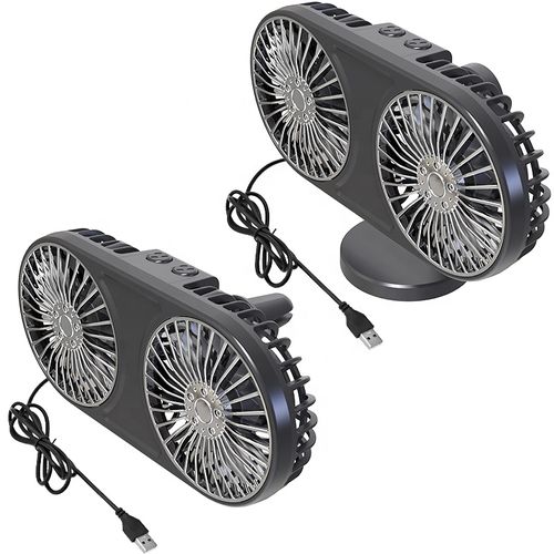 360 Degree Adjustable Car Dual-Head Fan
