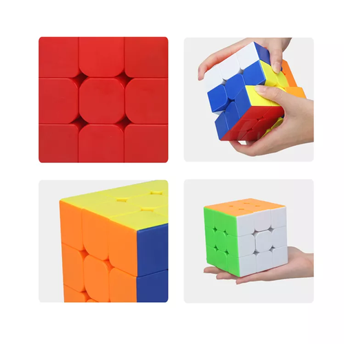 3D Magic Speed Cube Puzzle Brain Teaser Toy Plastic Stress Relief Educational Learning Game for Kids Teens Skill Development230