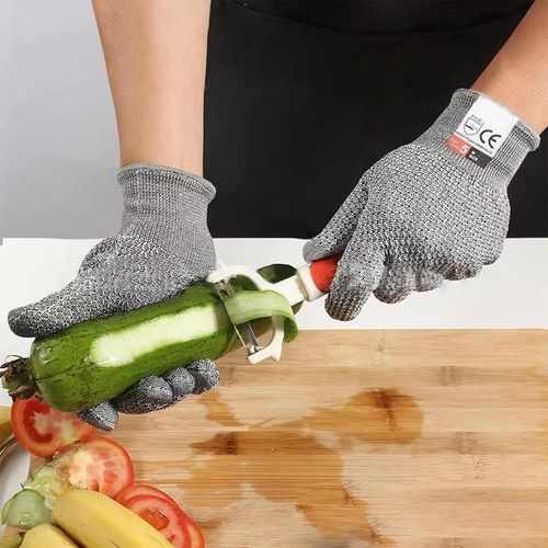 Level 5 Cut Resistant Touchscreen Gloves Food Grade Anti Cut Safety Gloves for Glass Kitchen Fish Cleaning Butcher Work