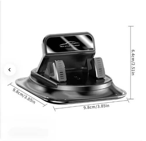 Car phone holder 360 degree rotation, suitablefor car navigation in-car dashboard, horizontaland vertica screen adjustment angle,suctioncup fixed non-slip mobile phone holdersuitable for iPhone and Android