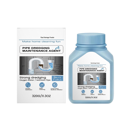 Pipe Cleaner: Removes Kitchen Grease and Bathroom Hair Clogs, Protects Pipes, and Eliminates Odors a Household Cleaner