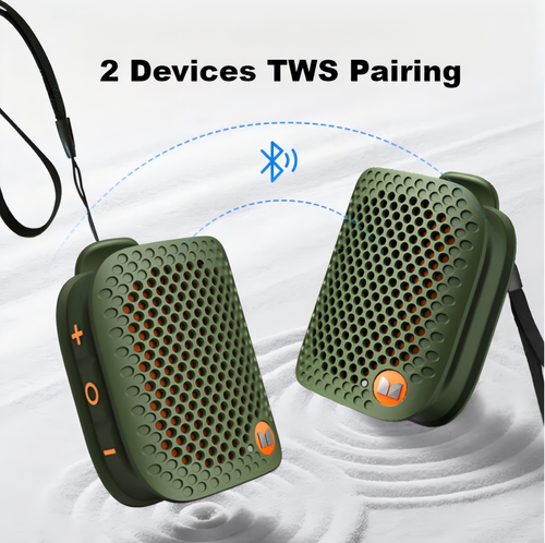 Original Monster M3 Clip on Wireless Wearable Speaker Blue Tooth Small Mini Portable Speaker Party Subwoofer Home Speaker