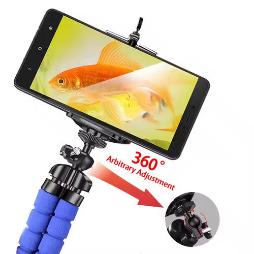 Top Selling Product 360 Rotate Mini Flexible Octopus Tripod Universal Soft Sponge Tripod for Video Vlog Photography Phone Stand