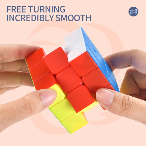 3D Magic Speed Cube Puzzle Brain Teaser Toy Plastic Stress Relief Educational Learning Game for Kids Teens Skill Development230