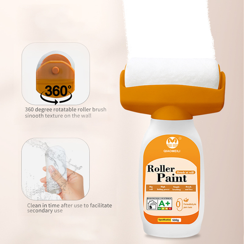 Water-based Resin Liquid Coating Wall Paint Tool with Roller Brush for Household Wall Repair and Cleaning