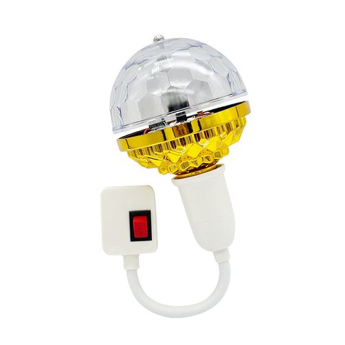 Colorful Rotating Magic Ball Light Bulb Mini Projection Lamp Party DJ Disco Ball Home Party KTV Disco Ball Light Dance