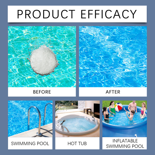 Pool Cleaning Tablets Water Purification Tablets Multi-Purpose Pool Cleaning Tablets Bucket of Effervescent Tablets