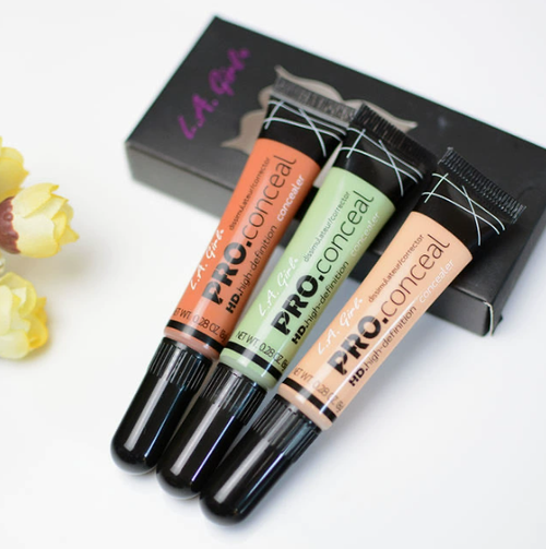 Private Label Color Wheel Red Concealer Corrector Heavy Coverage Neutralize Dark Under Eye Circle Long Lasting Dark Spot Conceal Makeup
