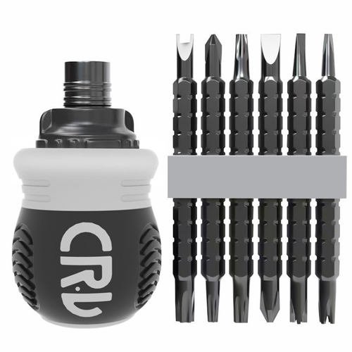 13-Piece One-in-One Labor-Saving Ratchet Screwdriver Set with Radish Head Telescopic Adjustable Magnetic Insulated Two-Head