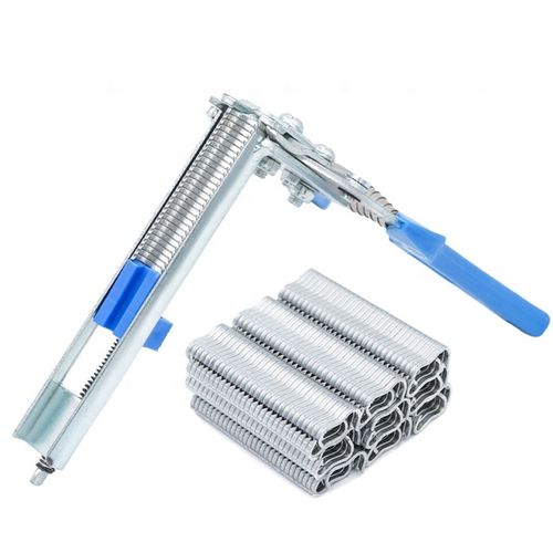 New Plastic Cage Plier with Feeder Clips Manual Animal Cage Making Tool for Home Use