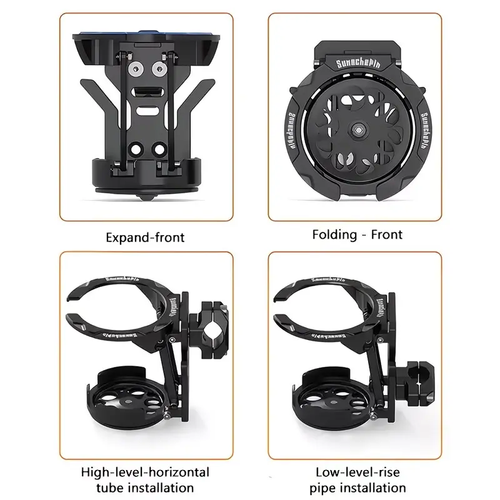 Motorcycle Motorbike Bicycle Water Cup Holder, Motorcycle Accessories, Collapsible Foldable, Portable Lightweight Outdoor Sports Food Delivery Travel Camping Mug Stand