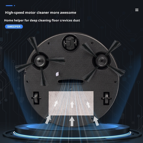 Household Robot Vacuum Brushless Motor Dirt Disposal Dust-collecting Smart Mopping Fully Automatic
