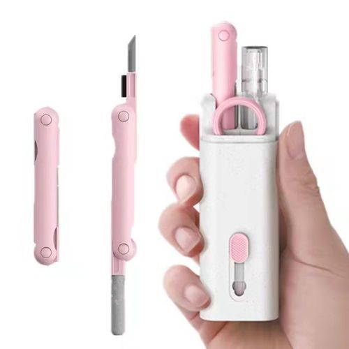 Useful Multifunctional 7 in 1 Computer Keyboard Screen Cleaning Set Laptop Phone Headset Cleaning Pen Cleaner Kit