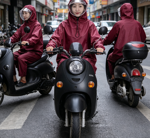 Hot Sale Adult Thickened Oxford Rainwear Free Size Poncho Raincoat for Outdoor Motorcycles Electric Vehicles Durable PU Material