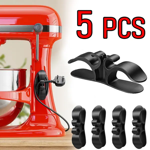 Cord Organizer for Appliances Upgraded Kitchen Cord Keeper with 3M Glue & TPR Silicone for Air Fryer Coffee Maker Blender Pressure Cooker Toaster Home Storage Hook cleaning supplies and tools household essentials household items