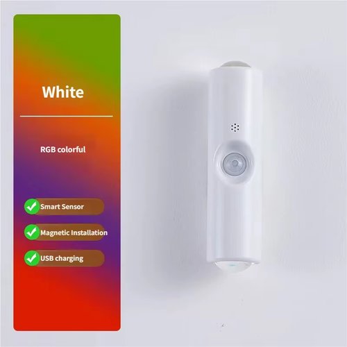Modern Contemporary ABS Indoor USB Charging LED Wall Switch Control Multi-Color Temperature Bedside Decorative Atmosphere