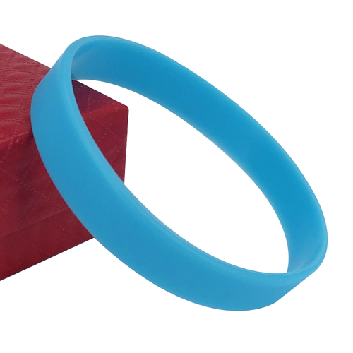 Reusable, Eco-friendly, Fluorescent Silicone Wristband — Glow-in-the-Dark Rubber Bracelet