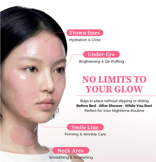 The Peptide Collagen Hydrogel Eye Patch 60 Patches Reduce Puffiness Hydrate Under-Eye Bags in 10 Minutes