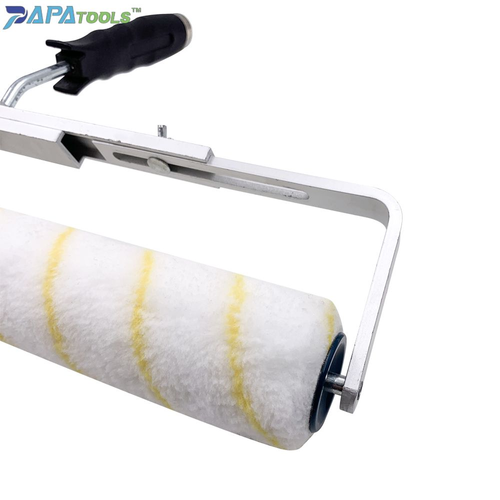 18 Inch Industrial Microfiber Paint Roller Cover with Adjustable Frame Stainless Steel Core for Wall Painting