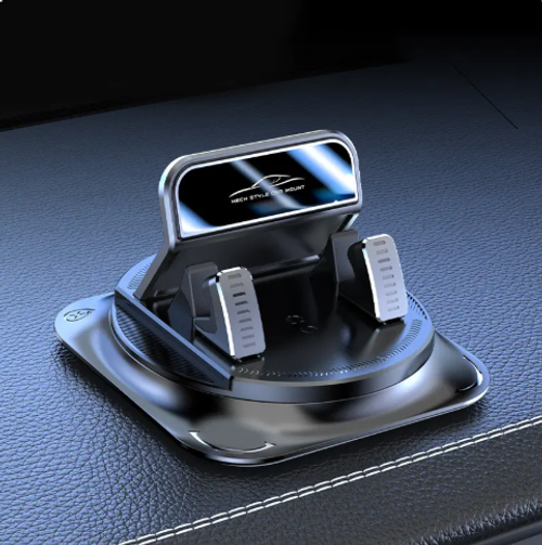 Car phone holder 360 degree rotation, suitablefor car navigation in-car dashboard, horizontaland vertica screen adjustment angle,suctioncup fixed non-slip mobile phone holdersuitable for iPhone and Android