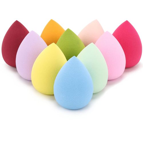 6 PCS High Quality Non Latex Eco-Friendly Soft Washable Cosmetic Powder Puff Beauty Sponge Egg Shape Multi Colors Available