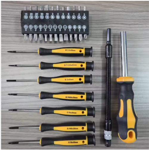 43pcs Portable Hard Tool Cases Kits with Screwdrivers Household Tool Set Hand Power Plastic