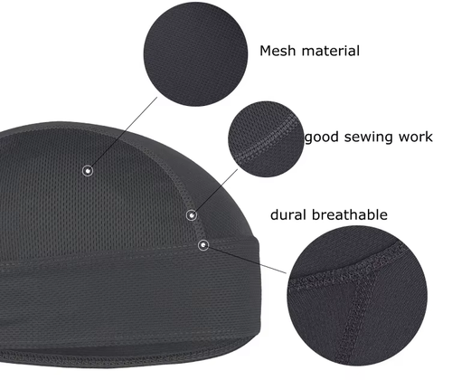 Breathable Beanies Absorption Lightweight Waterproof Quick Dry Sports Helmet Liner Unisex Cooling Cycling Sun