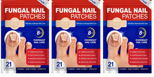 Nighttime Renewal Fungal Nail Treatment Patches Effortless Hydrogel Nail Care 8 Hours Fast Effective Nail Repair Patches  3X21=63Patches