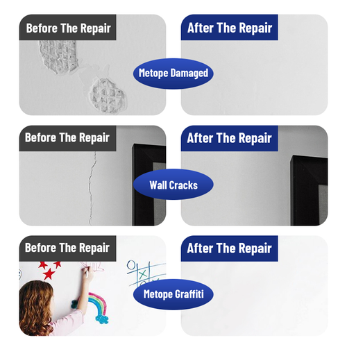 Wall Care Set,Renovation of Household Wall Stains and Graffiti,Wall Paint Peeling and Crack Repair Cream,wall Repair Paste