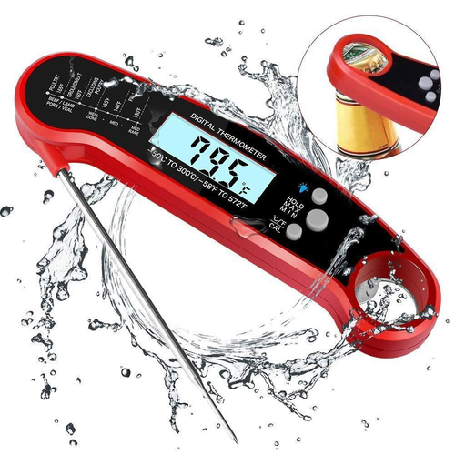 Digital Meat Thermometer With Probe, Instant Read Food Thermometer For Grilling Bbq, Kitchen Cooking, Baking, , Candy