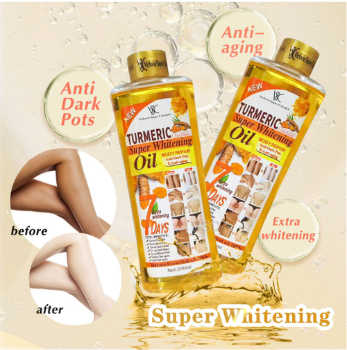 Turmeric Rose Almond Papaya Herbal Body Oil Moisturizing Whitening Wrinkle Resistant Carrot Turmeric Essential Oil Body Massage