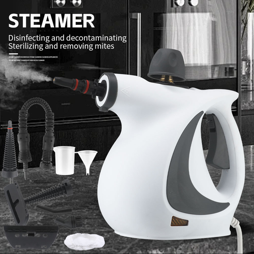 New Private High Pressure 12 in 1 Industrial Steam Cleaner for Household Use on Carpet Curtains Fabric & Sofa