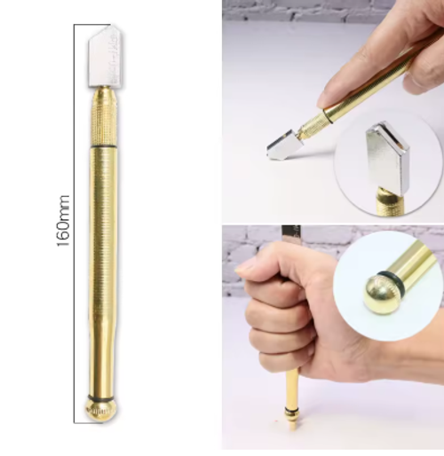 Glass Cutting Tool Smooth Cutting Wheel Cutter Suitable for Various Glass Comfortable Grip Tile Ceramic Cutter