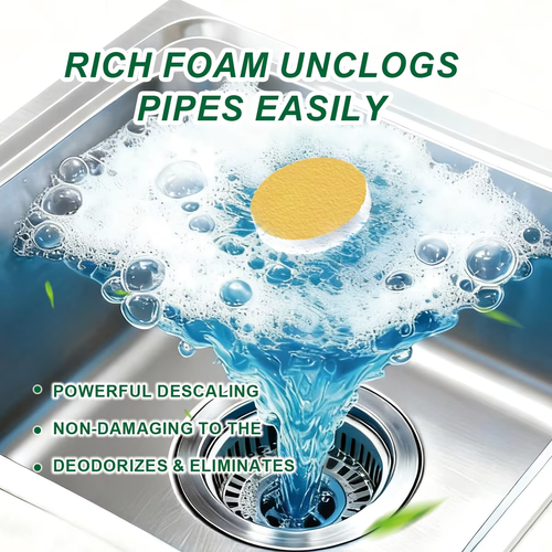 Deodorizer Drain Cleaner Remove Grease & Odor Powerful Foaming Action Garbage Disposal Cleaner