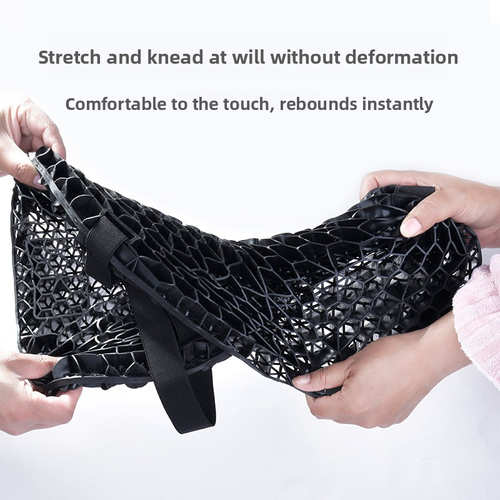 Gel Honeycomb Motorcycle Cushion Shock-absorbing Four Seasons Universal Comfortable Breathable Electric Motorcycle