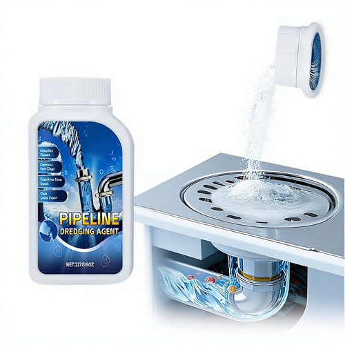 Drain Foam Cleaner 2026 Fast Acting Kitchen & Bathroom Drain Clog Remover Liquefies Grease & Destroys Hair Clogs Home Use