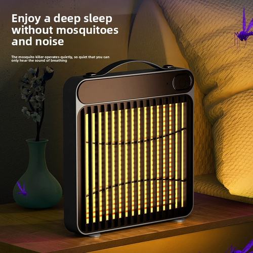 Wall-Mounted USB Powered Electric Mosquito Fly Killing Lamp Ultraviolet Light Automatic Killing 20-50m Coverage for Household
