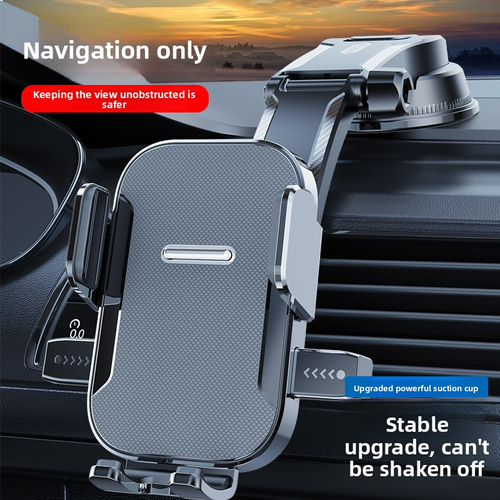 Waterfall-style Bed Suction Cup Phone & Tablet Holder with Auto-Lock 360-Degree Rotatable Adjustable Navigation Stand Flexible