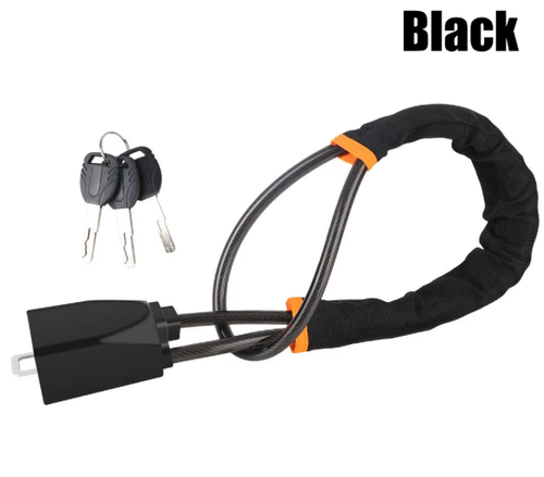 New Universal Thickened Steel Cable Anti-Theft Car Lock Steering Lock Seat Belt Wheel Lock for Cars