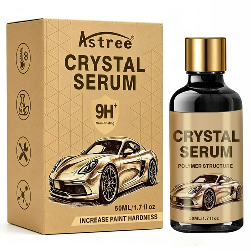 Car Ceramic Crystal Coating Paint Hardness Improving Uv Rays Resisting Cleaning Brightening Crystal Serum for Cars