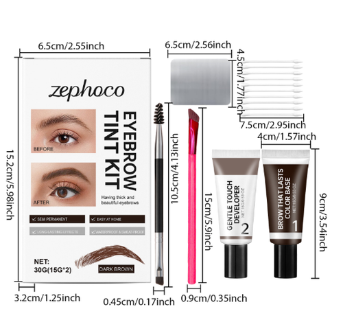 Best-Selling  Tint Brow Gel-Waterproof Long-Lasting Smudge-Proof Quick-Drying No-Mess