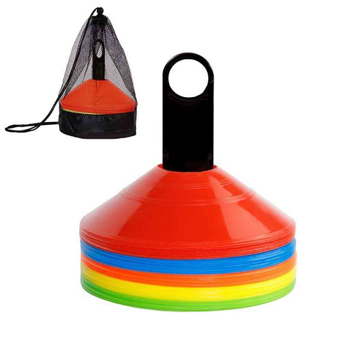 Agility Cones Training Set PE Material Durable Football Drill Kit with Disc and Marker Cones for Sports