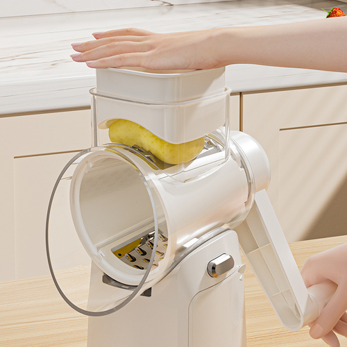 Multi-functional Hand-Cranked Sustainable Plastic Vegetable Cutter
