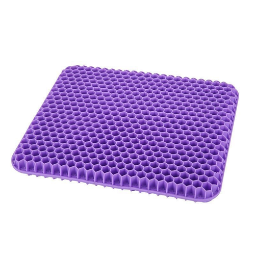 Summer Breathable Honeycomb Design Gel Seat Cushion for Home Office Wheelchair Chair Cars Pressure Relief for Back