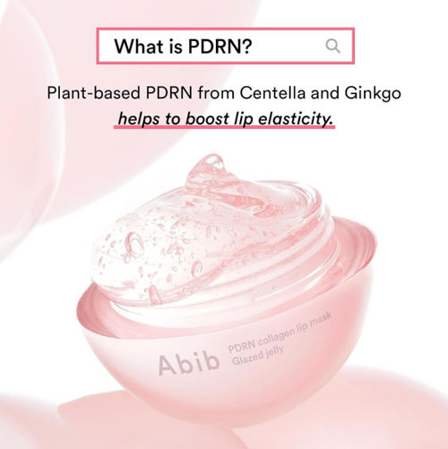 Abib PDRN Collagen Jelly Lip Mask, 24H Long Lasting Moisturizing Lip Sleeping Mask, Exfoliate Dead Skin Plump Smooth Gloss Lips