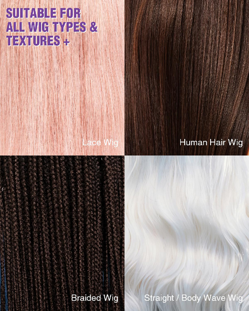 Leave in conditioner spray for wigs nourishing and detangling care keeps synthetic and human hair soft and smooth