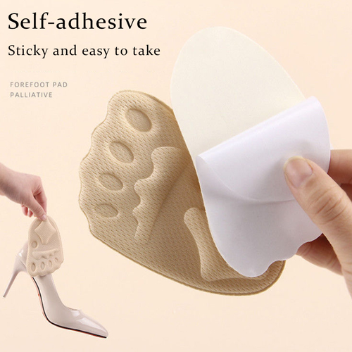 Women Forefoot Half Insoles for Shoes Shoe Size Reduce Insert Shoe Pads Comfort High Heels Toe Protector Cushion Foot Care Pad