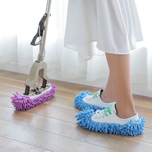 High Absorbent Microfiber Mopping for Slippers Home House Reusable Sweeper Cleaning Tool for Dusting and Cleaning